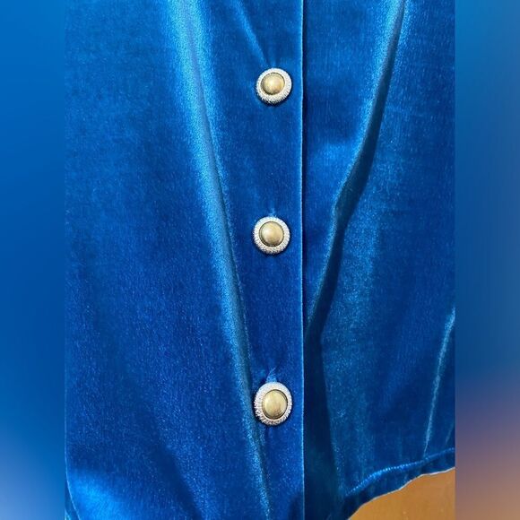Vintage Diane Von Furstenberg Velvet Dress And Cardigan Set - Picture 6 of 10